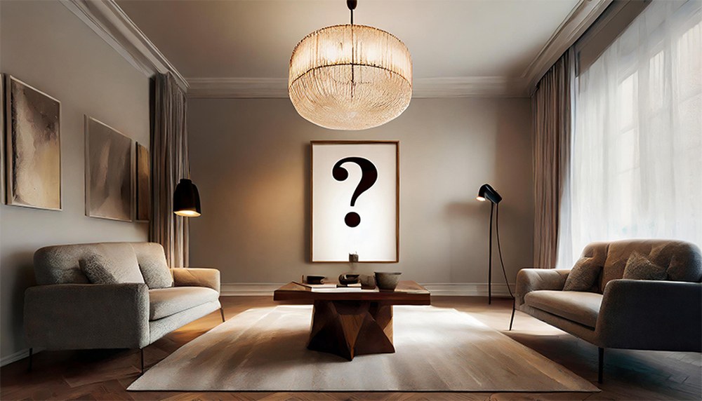 Hast Du ein anderes Wunschformat? – Wandbild mit Fragezeichen