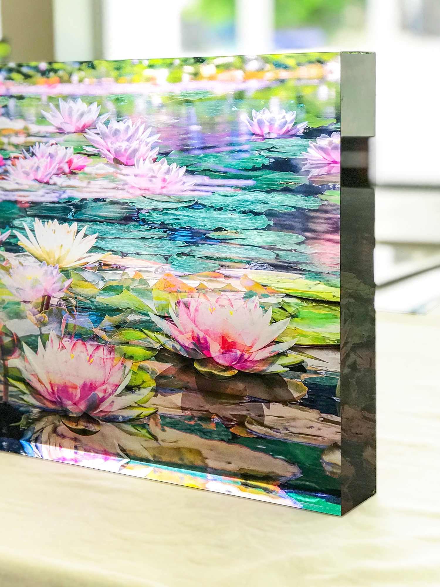 Foto-Acrylblock mit Durchsicht