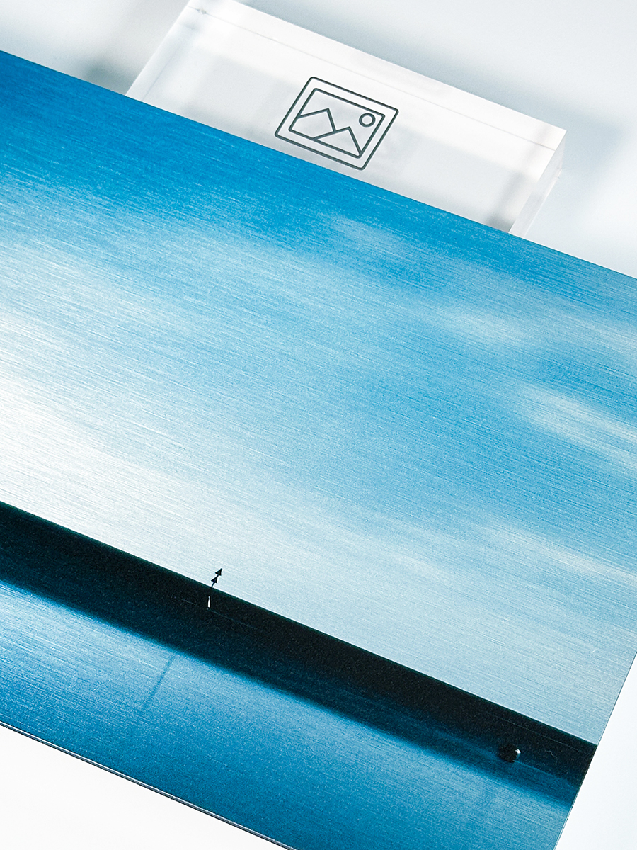 Silber gebürstet UV