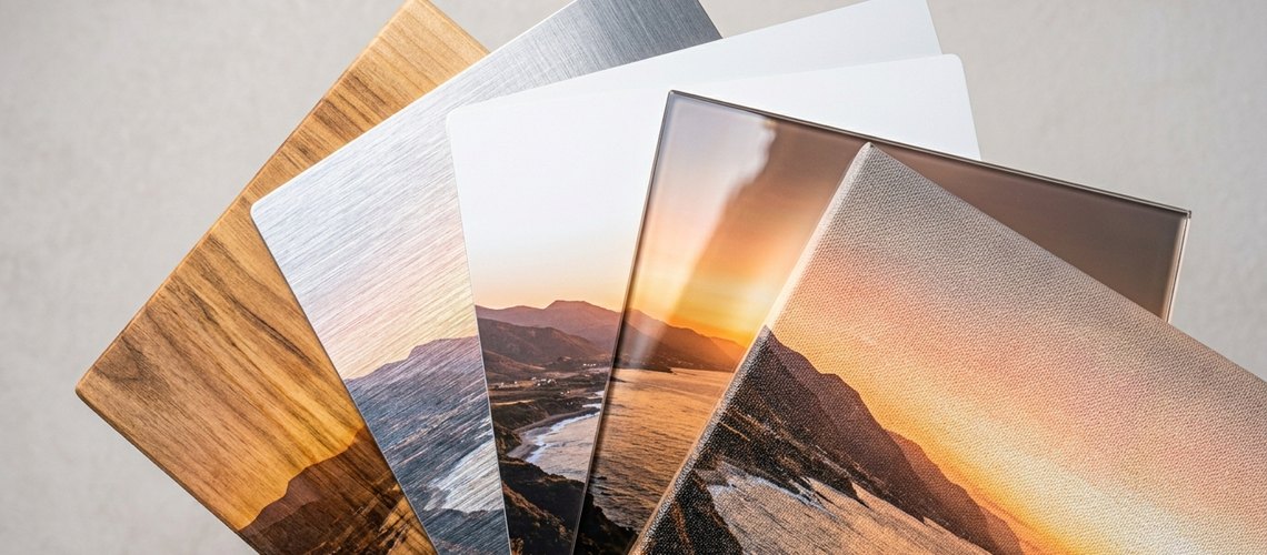 Wandbild-Materialien im Vergleich: Acrylglas, Alu-Dibond & Co. – Ratgeber der Bilder Manufaktur Hamburg