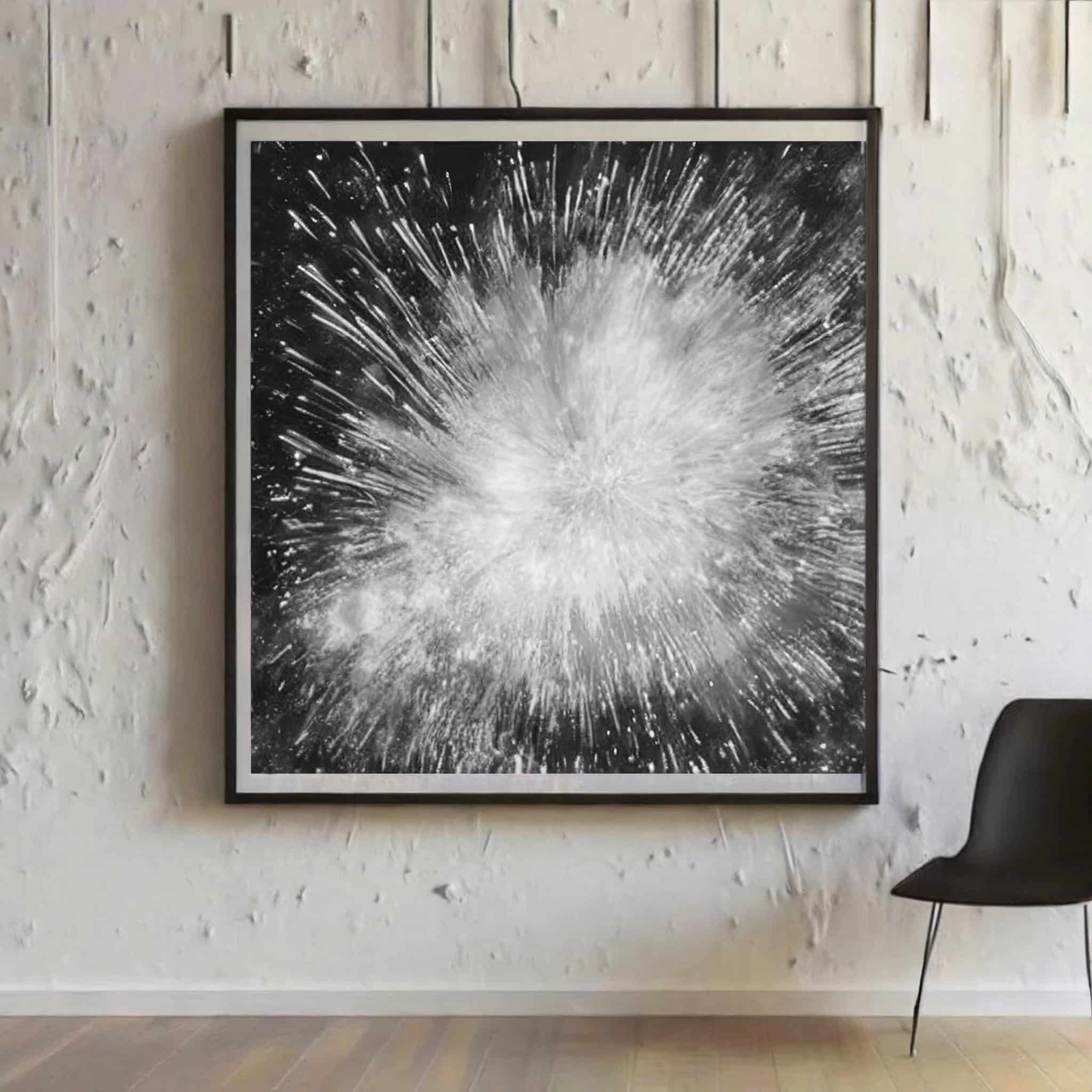 Foto-Acrylblock in Schwarz-Weiß